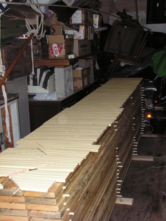 Droogplaats in de container