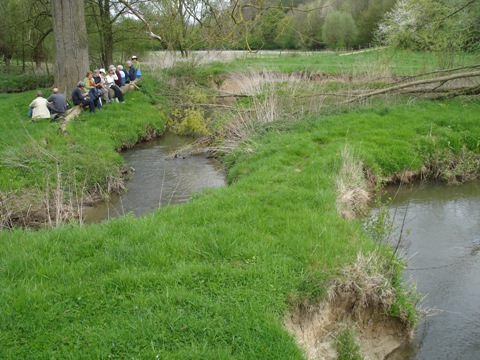 De meanderende Gulp, wel 2 meter breed