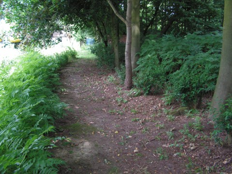 Slootpad rechts